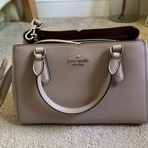 Kate spade purse with shoulder strap and small straps